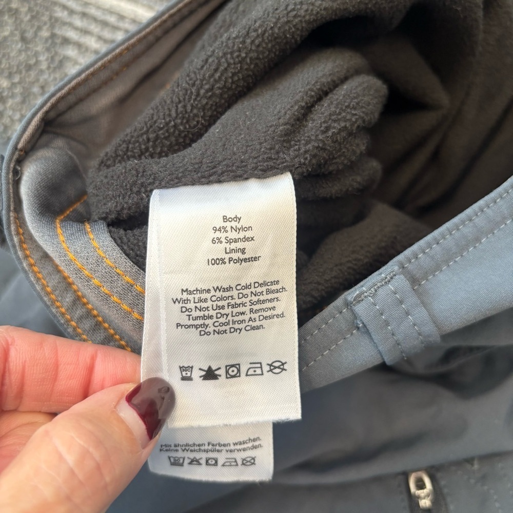 Eddie Bauer 35 First Ascent Fleece Lined Cargo Pants Gray - Picture 7 of 7